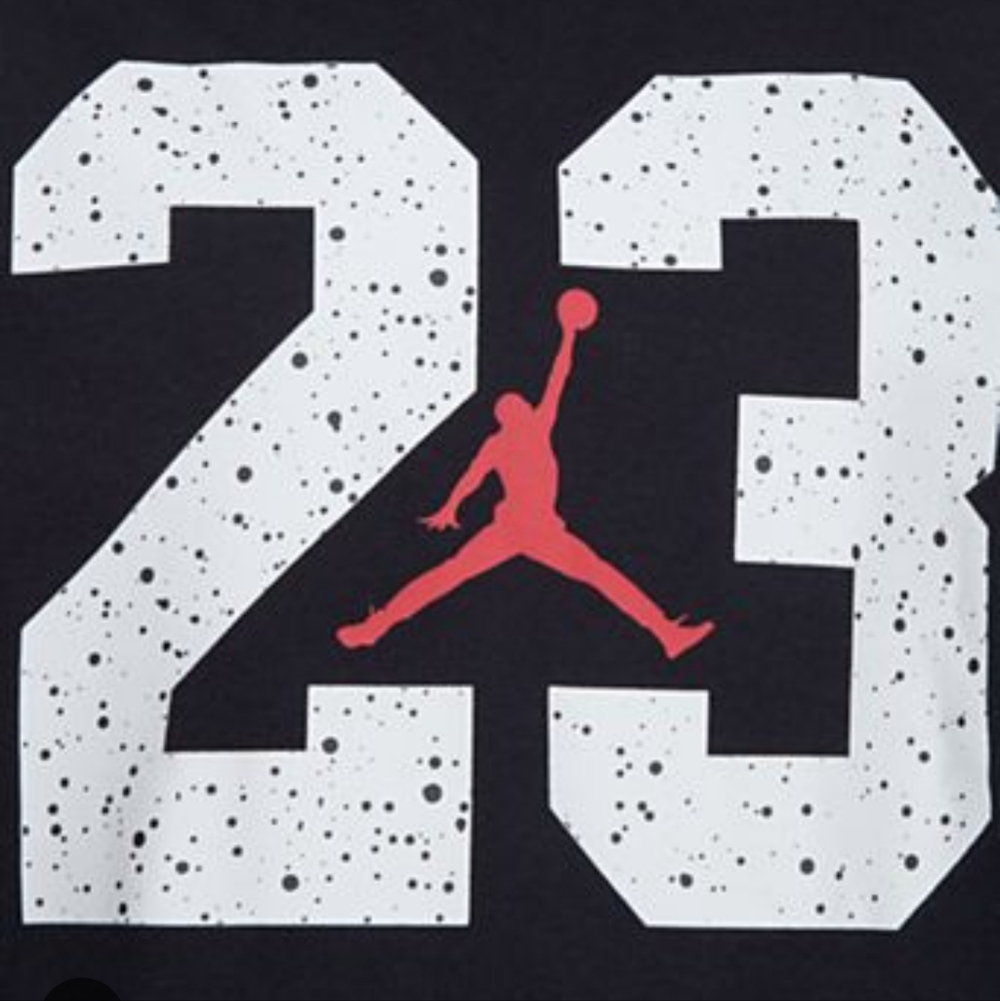 Air Jordan Jumpman Lightweight Hooded Shirt Youth Boys XL 13-15 NIKE Black